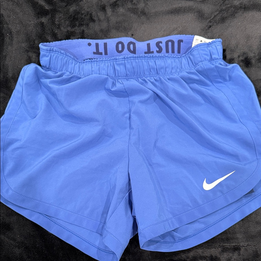 Nike Women's Blue Athletic Shorts